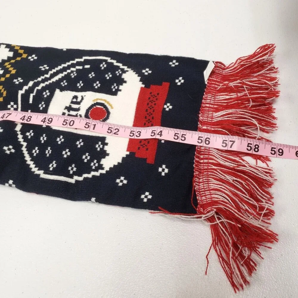 Miller Lite Beer Christmas Holiday Winter Scarf